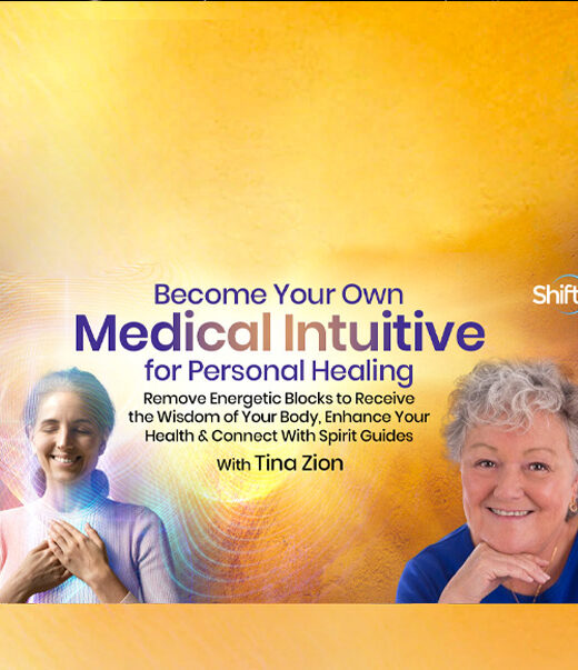 graphic Become Your Own Medical Intuitive for Personal Healing course offered through Shift Network