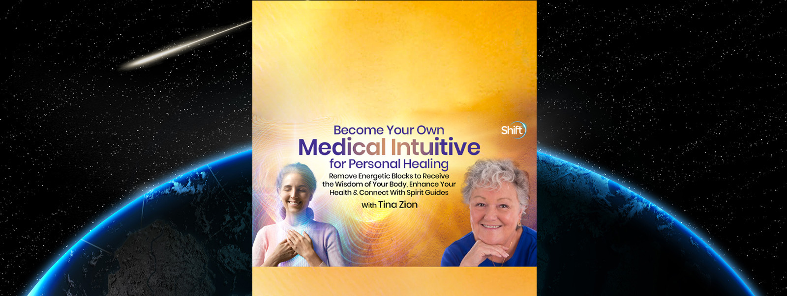 graphic Become Your Own Medical Intuitive for Personal Healing course offered through Shift Network